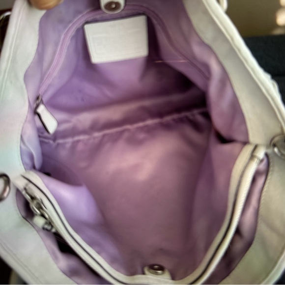 LOW START COACH Madison Sophia pleated leather satchel purse & wallet set - Picture 13 of 13